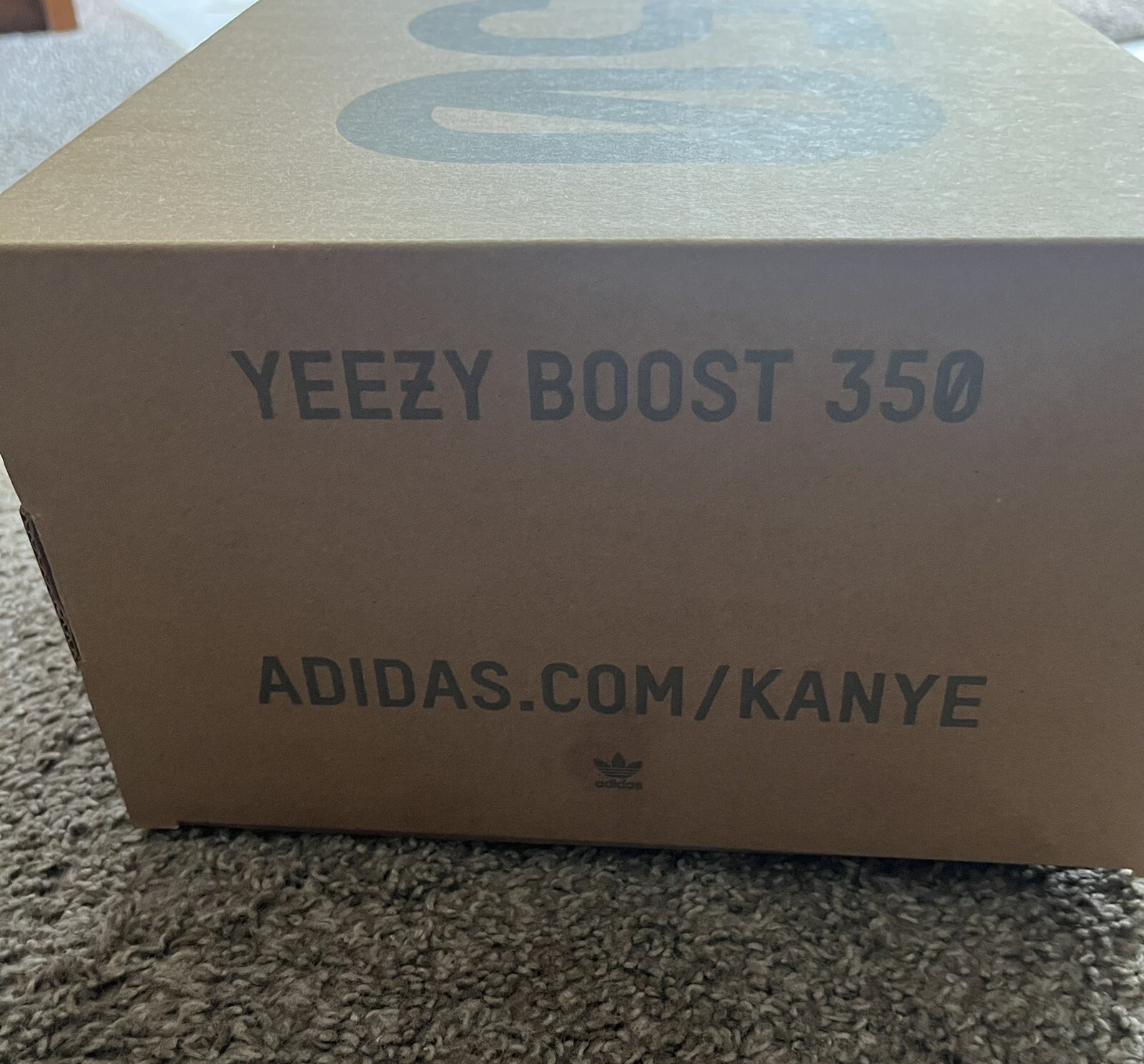 Adidas Yeezy Boost 350 Empty Shoe Box Only Plain No Size Label NEW orig Packing