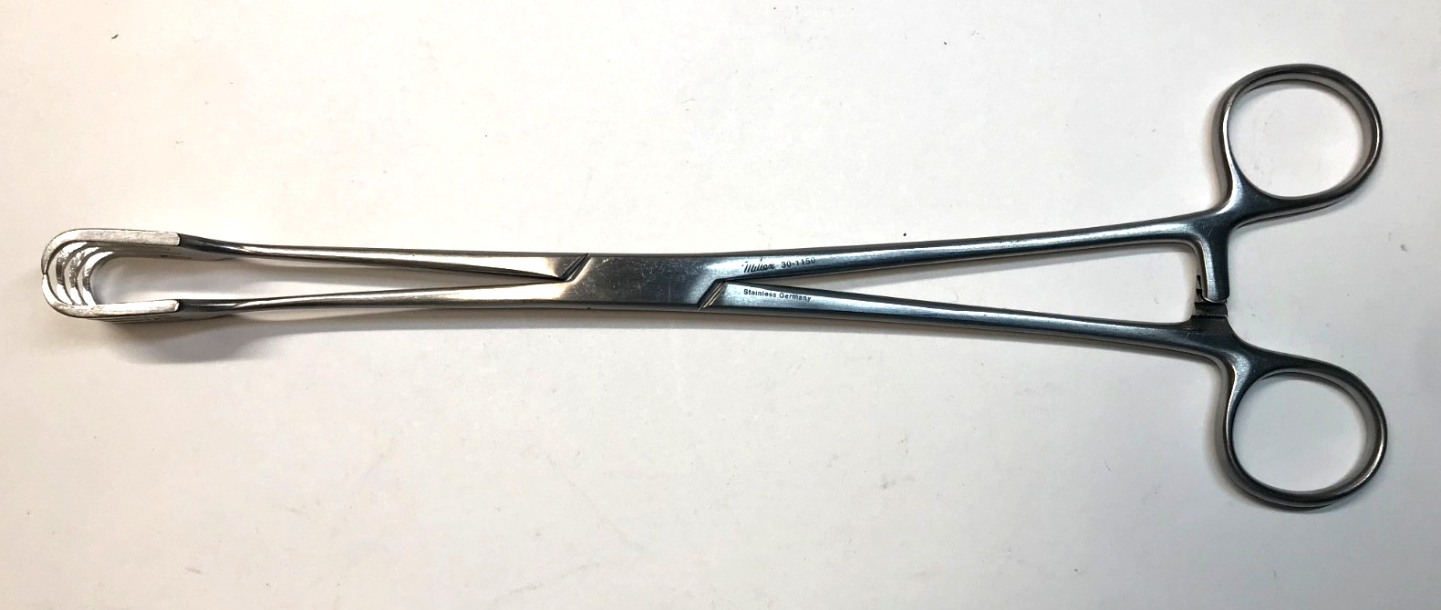 Miltex 30-1150 Clamp Forceps 11" 4x4 Teeth