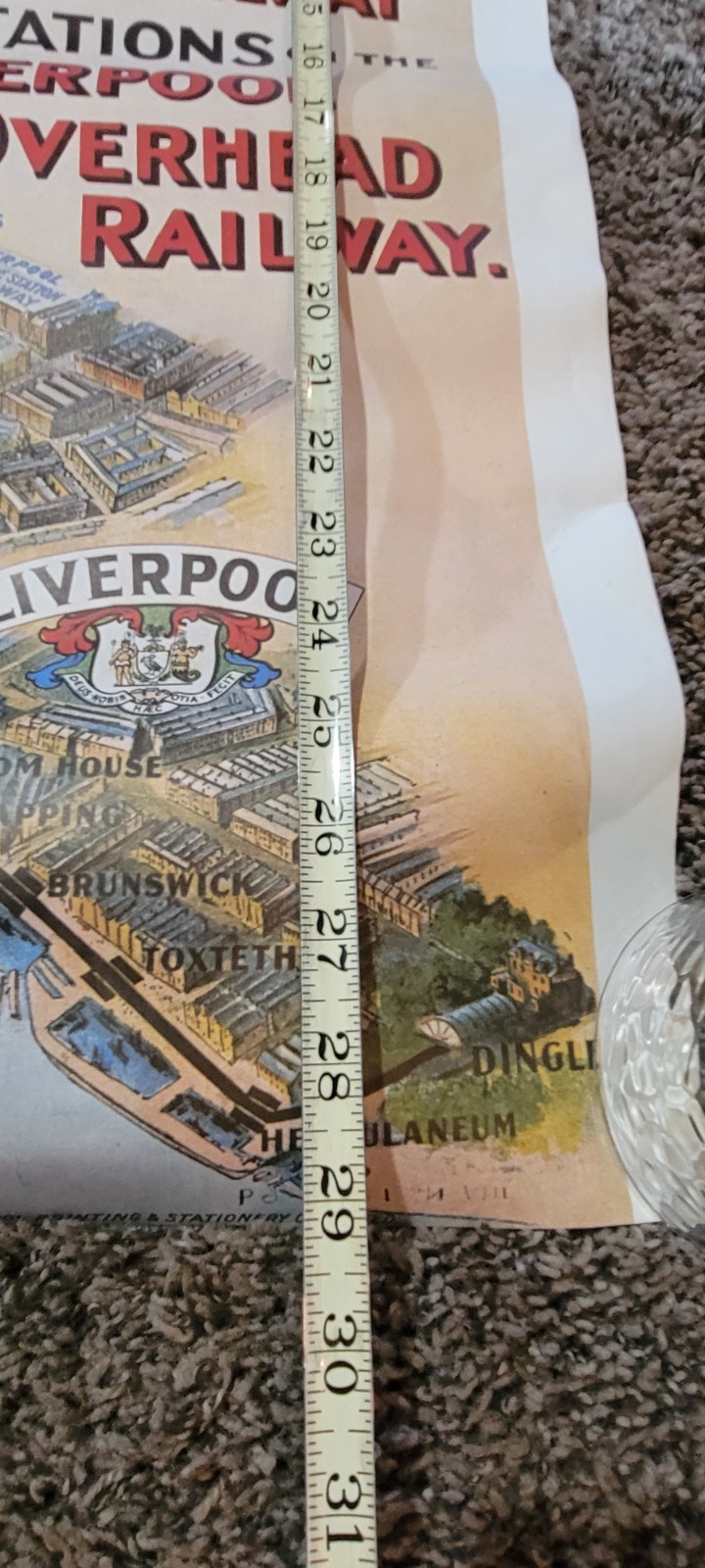 The Liverpool Overhead Railway Poster Lancashire Yorkshire Southport 2/79