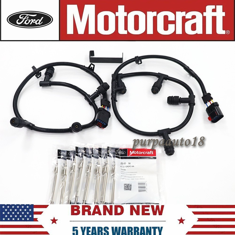 Genuine OEM ZD13 glow plug Harness Kit Fit 04-10 Ford F250 6.0L Powerstroke NEW