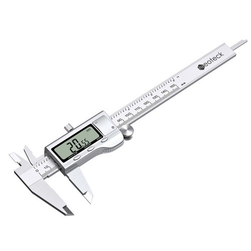 Neoteck 6"Digital Caliper Vernier Micrometer+Feeler Electronic Gauge 0.0005"