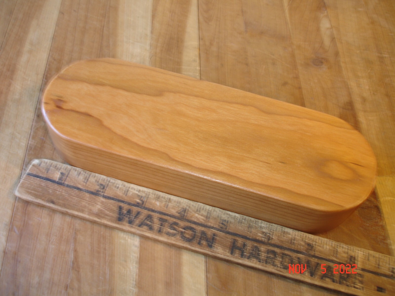 NEW BUCK KNIVES 196 MINI ALPHA HUNTER KNIFE DISPLAY BOX CASE BLACK FELT LINER