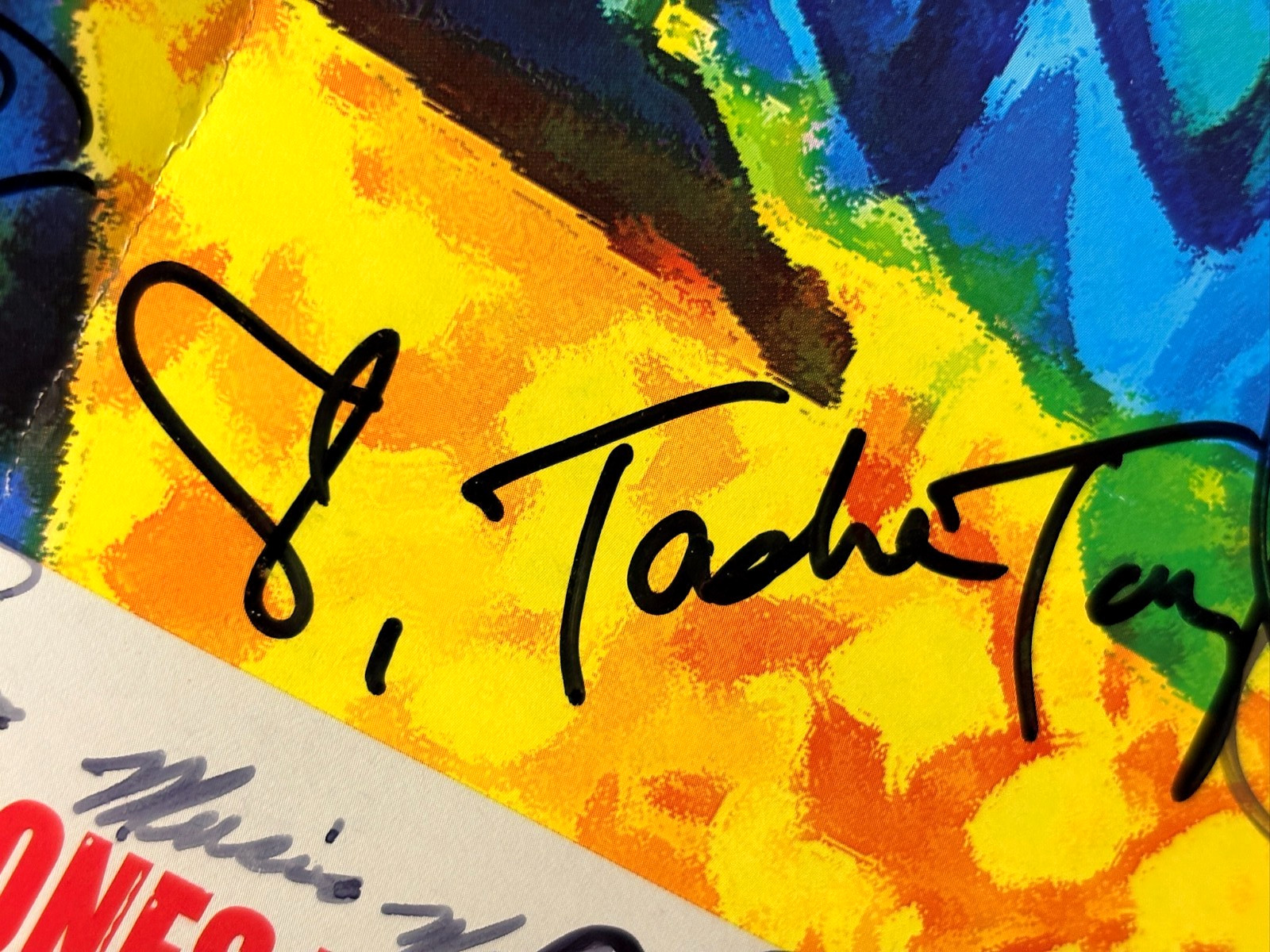 Blues Cruise Poster AUTOGRAPHED Blues Musicians TAJ MAHAL,Majic Dick + 22X28"