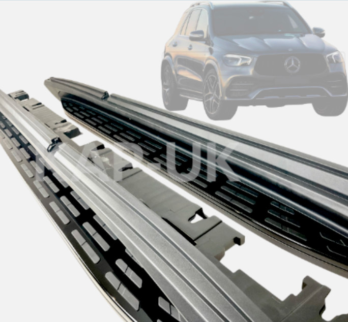 For Mercedes Benz GLE Black Side Steps Running Boards 5 Door W167 2019 On V167