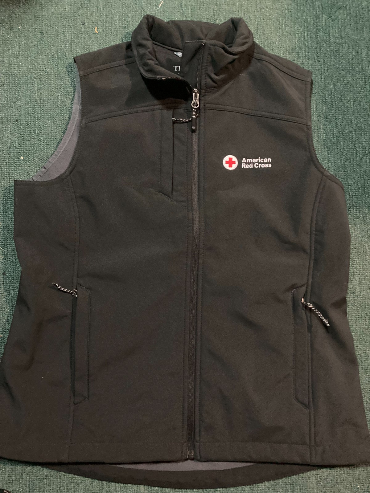 TRIMARK American Red Cross BLACK Women's Vest Size Medium NEW w/o Tags