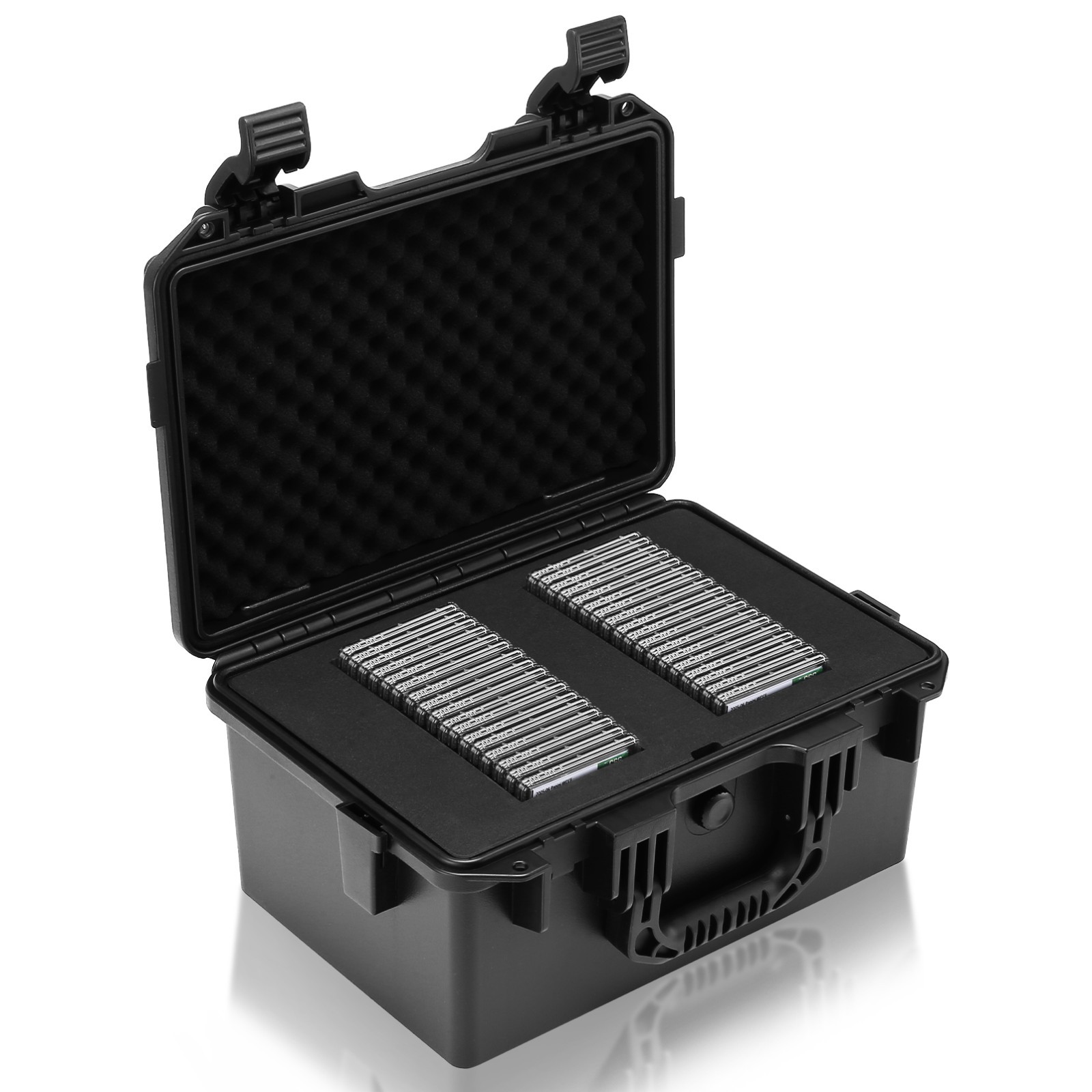 2 Row Trading Card Storage Case PSA Card Slab Box for 40+ Graded Ip65 Waterproof