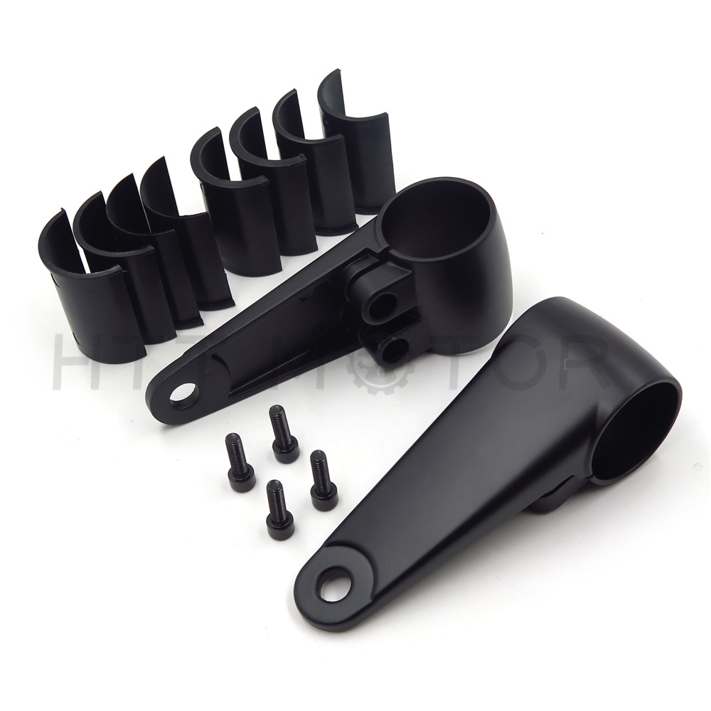 35/39/41mm Motorcycle Headlight Mount Bracket Fork Ear Aluminum For Cafe Racer