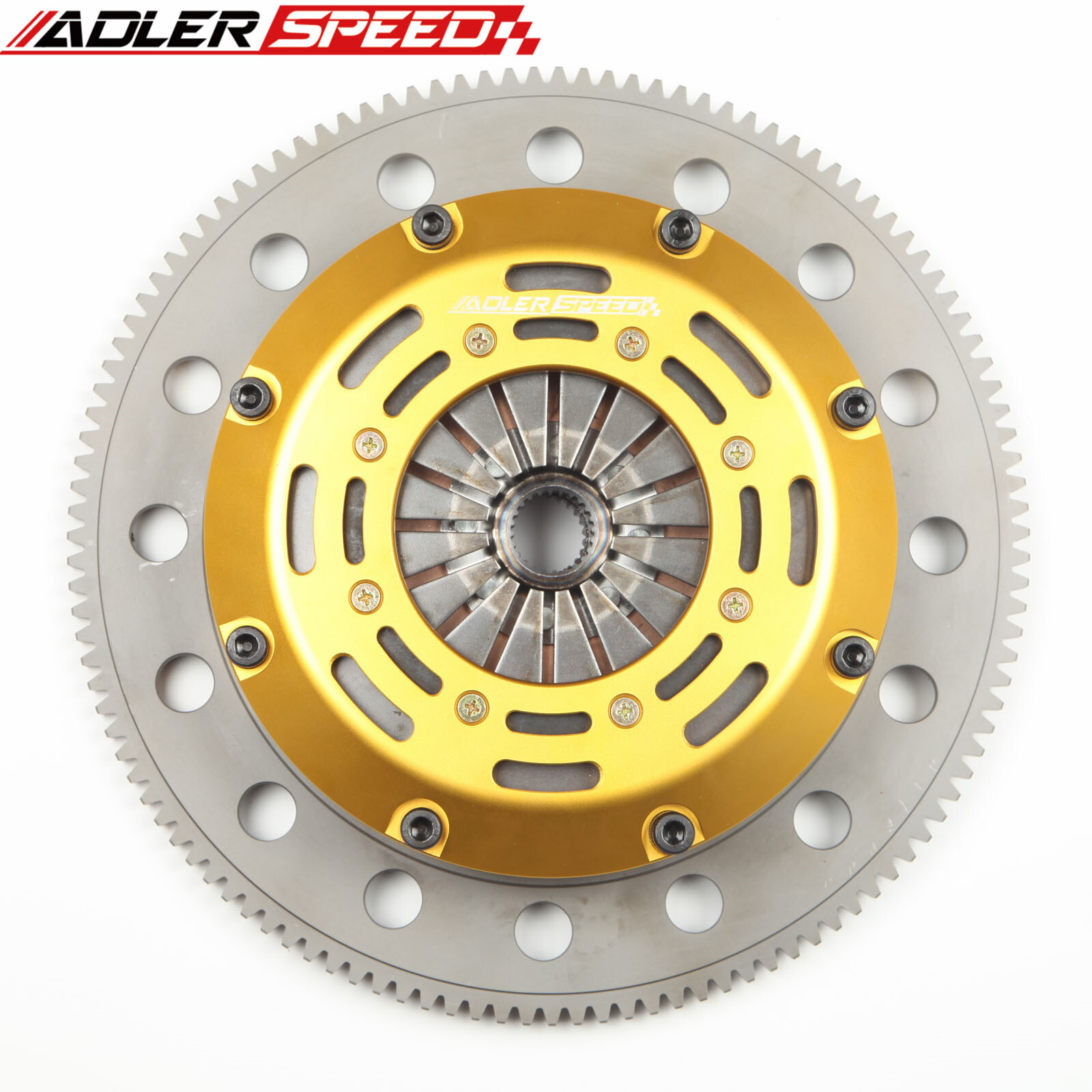 ADLERSPEED Race Clutch Twin Disc For Honda Acura B18 B20 B16 B-series Medium WT