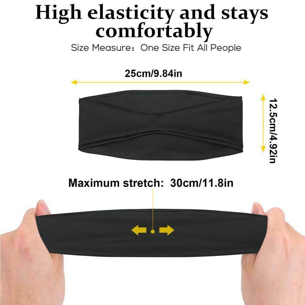 Mens Headband - Sports Running Sweat Head Bands - Athletic Sweatbands Hair Band