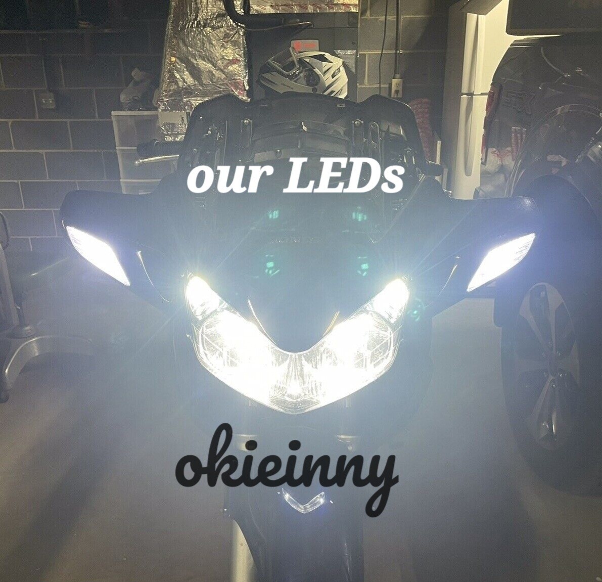 🌟Ultra Hi/Low LED HeadLight Bulb for Philips 12728 S2 35W; 12v AC/DC scooter