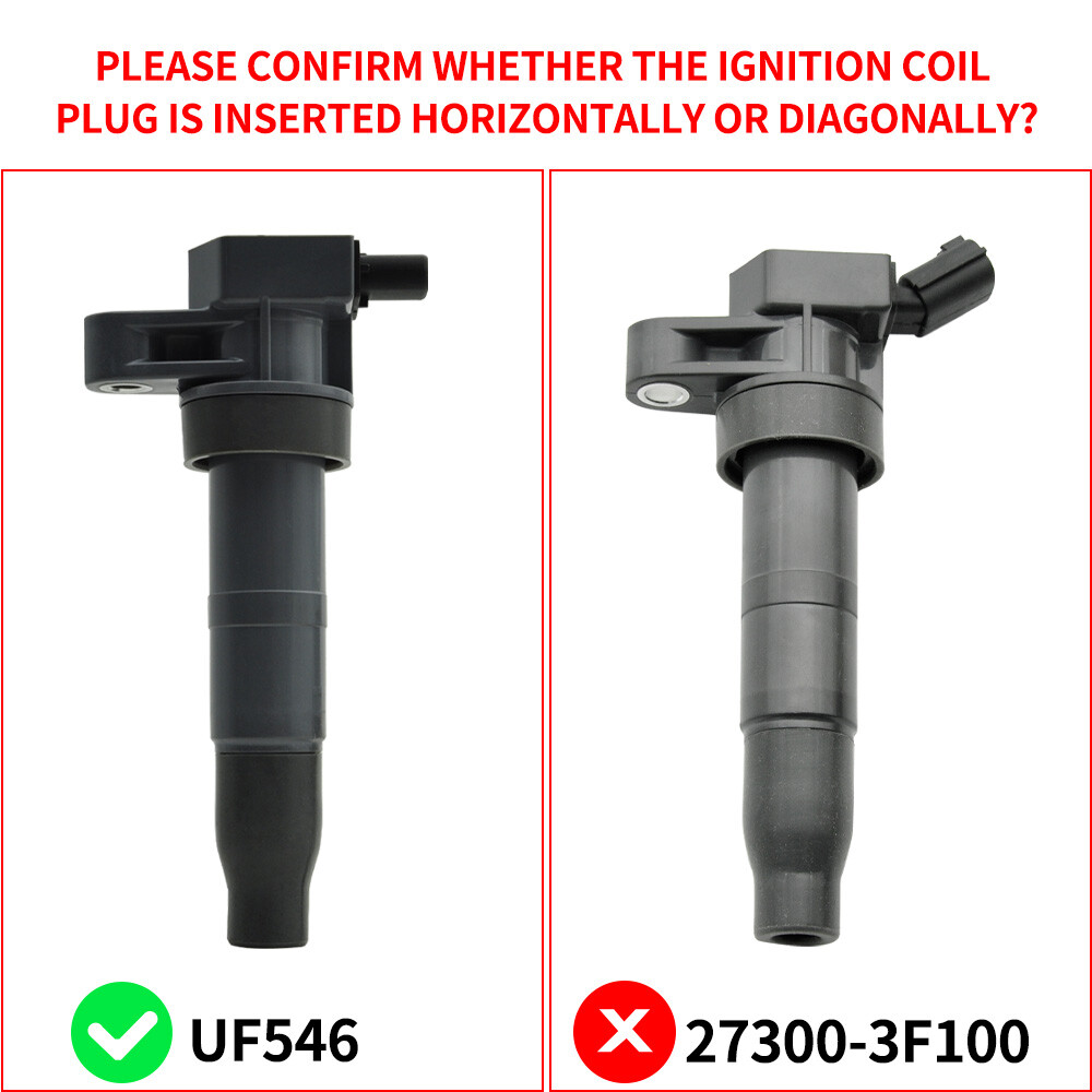 6 Pack Ignition Coil & Iridium Spark Plug For Hyundai Santa Fe Kia Sorento UF546