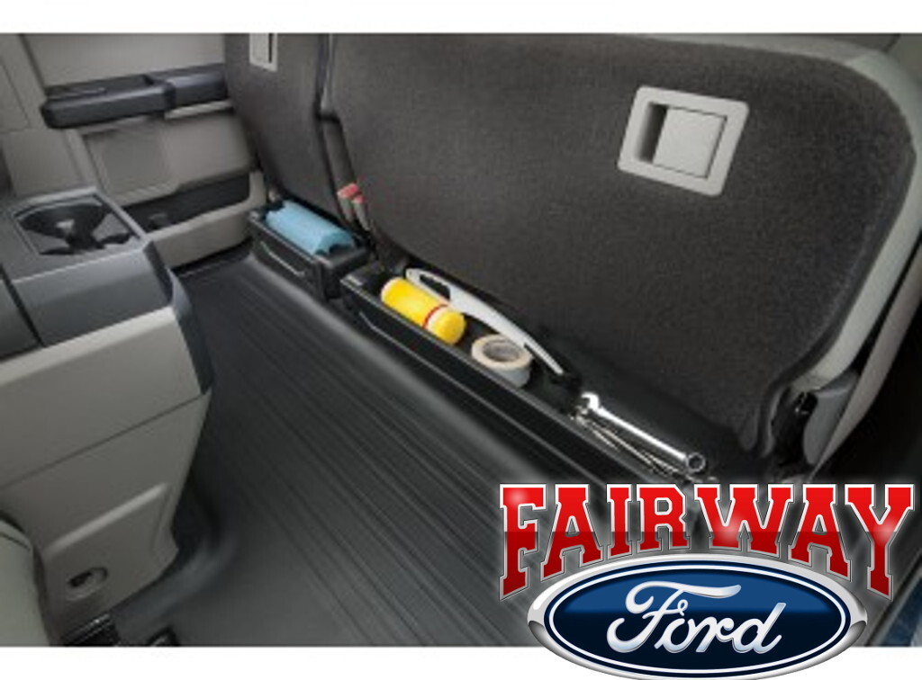 15 thru 24 F-150 OEM Ford Under Seat Cargo Storage Organizer Crew and Super Cab