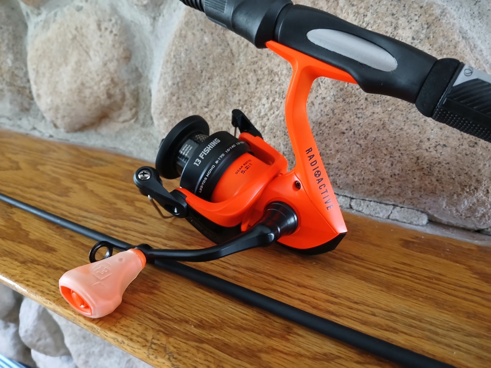 Kalon 13 Fishing 2.0 Radioactive Spinning Fishing Reel Quantum Throttle II Combo