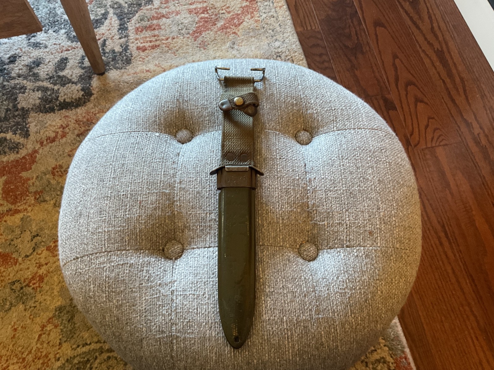 US M8 BM Co. WW2 Scabbard bayonet sheath