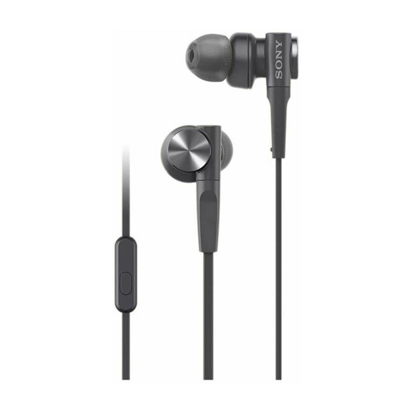 For SONY MDR-XB55AP Bass Booster In-Ear Headphones With Remote & Mic Black/Grey