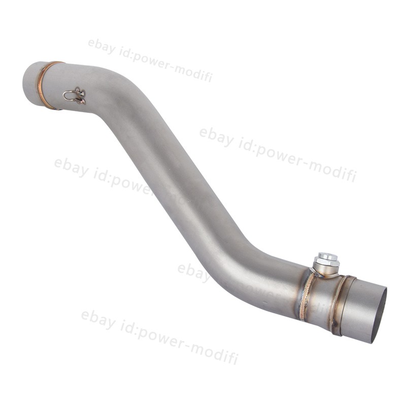 For Ninja ZX6R 2024-2026 Carbon Exhaust Mid Link Pipe Slip On Kawasaki Muffler