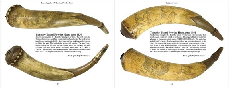 Recreating the 18th Century Powder Horn Book Gunpowder Scrimshaw How-To Sibley