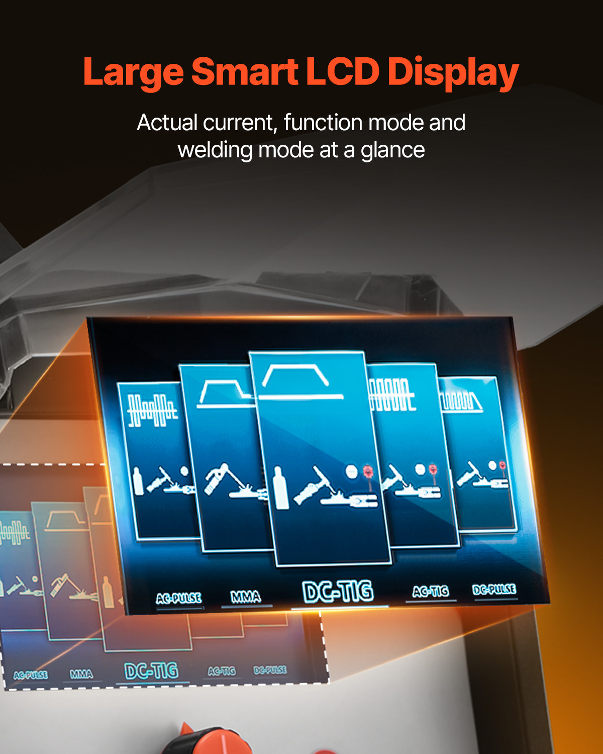 VEVOR TIG Welder 6-In-1 AC/DC Welding Machine Pulse Spot MMA Stick IGBT LED