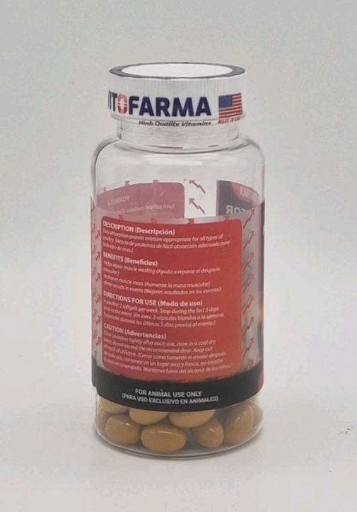 Protein 100 Softgels Supplement For Poultry - Apoyo a La Vitalidad