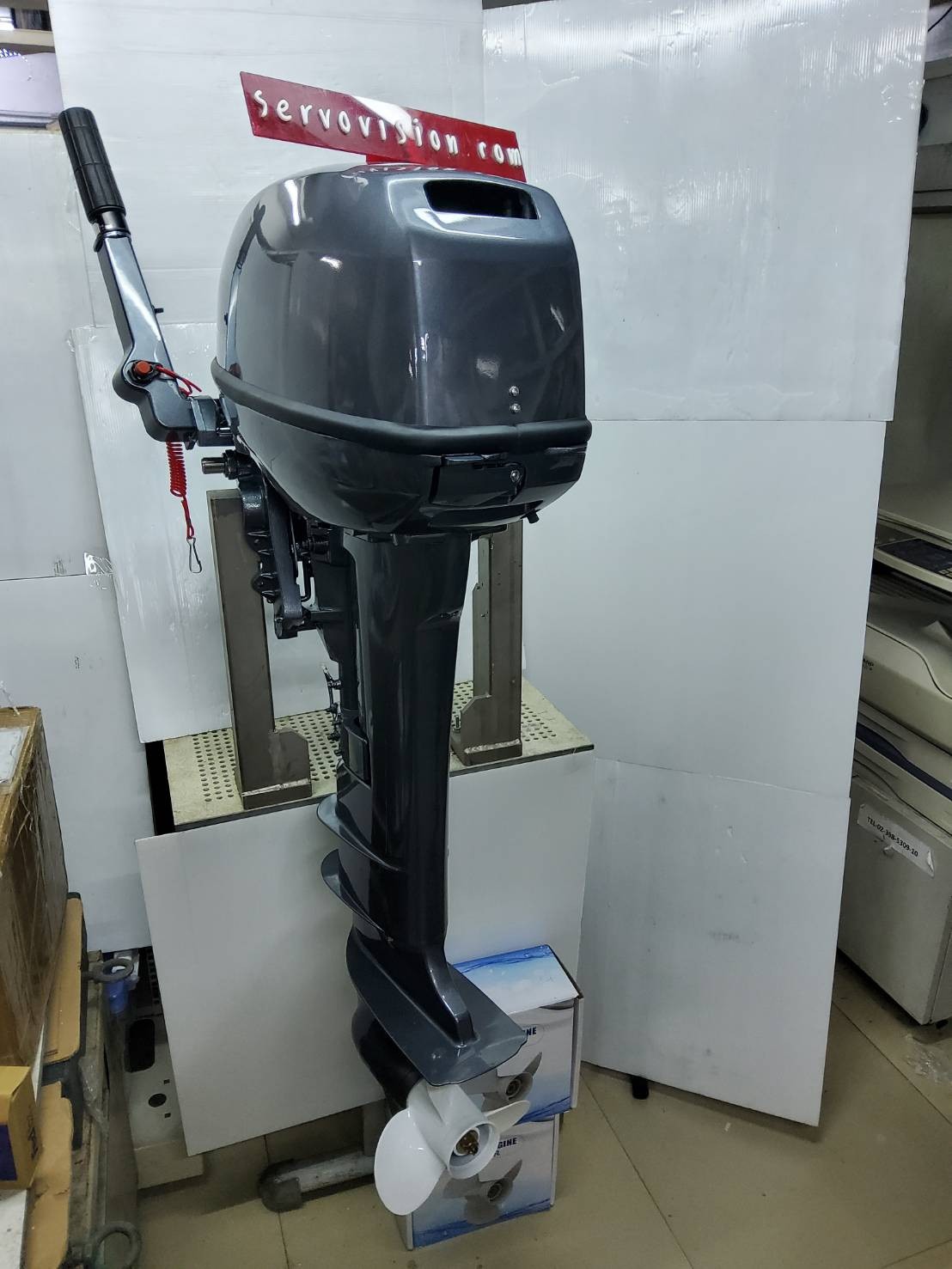 electric outboard 25-30HP Customized 48V,72V,96V TILLER, Option=RemoteC_by Fedex