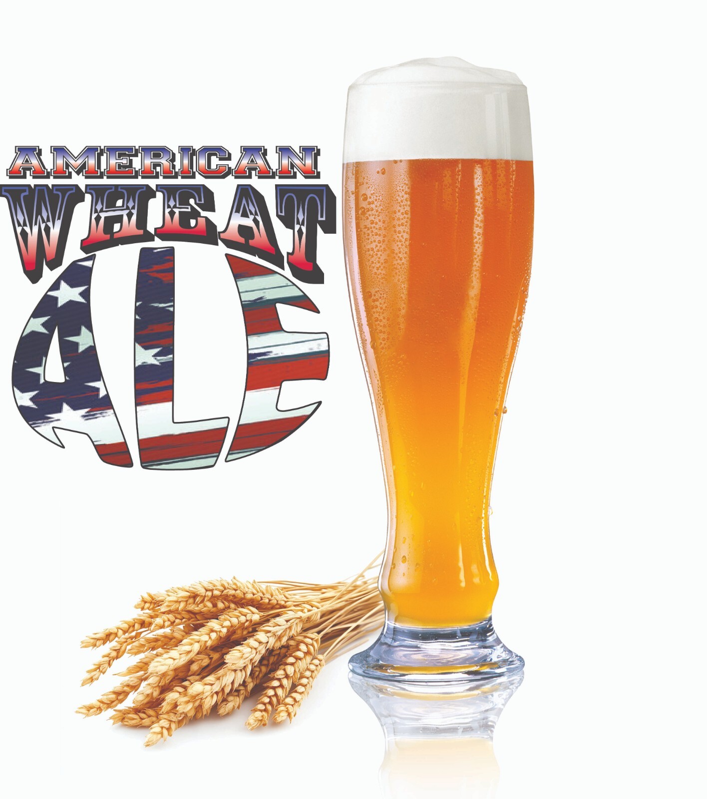 AMERICAN WHEAT Extract Beer Recipe Homebrew kit Malt and hops ingredients