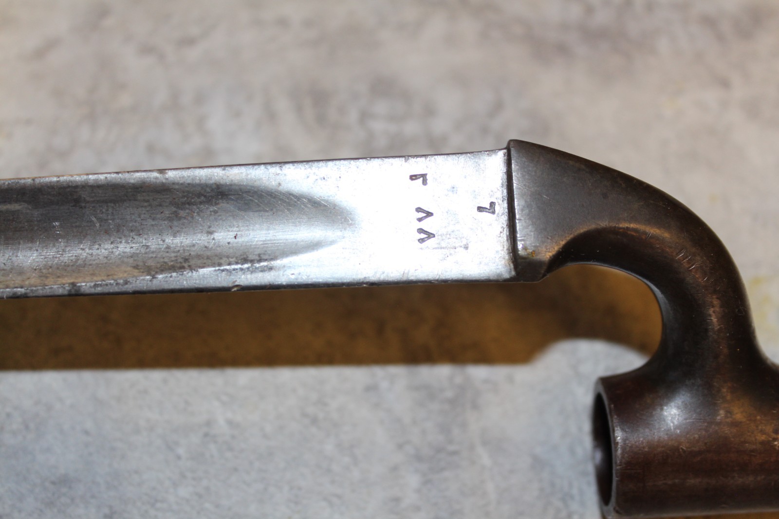 P1876 Martini-Henry Socket Bayonet Leather Scabbard British Pattern 1876