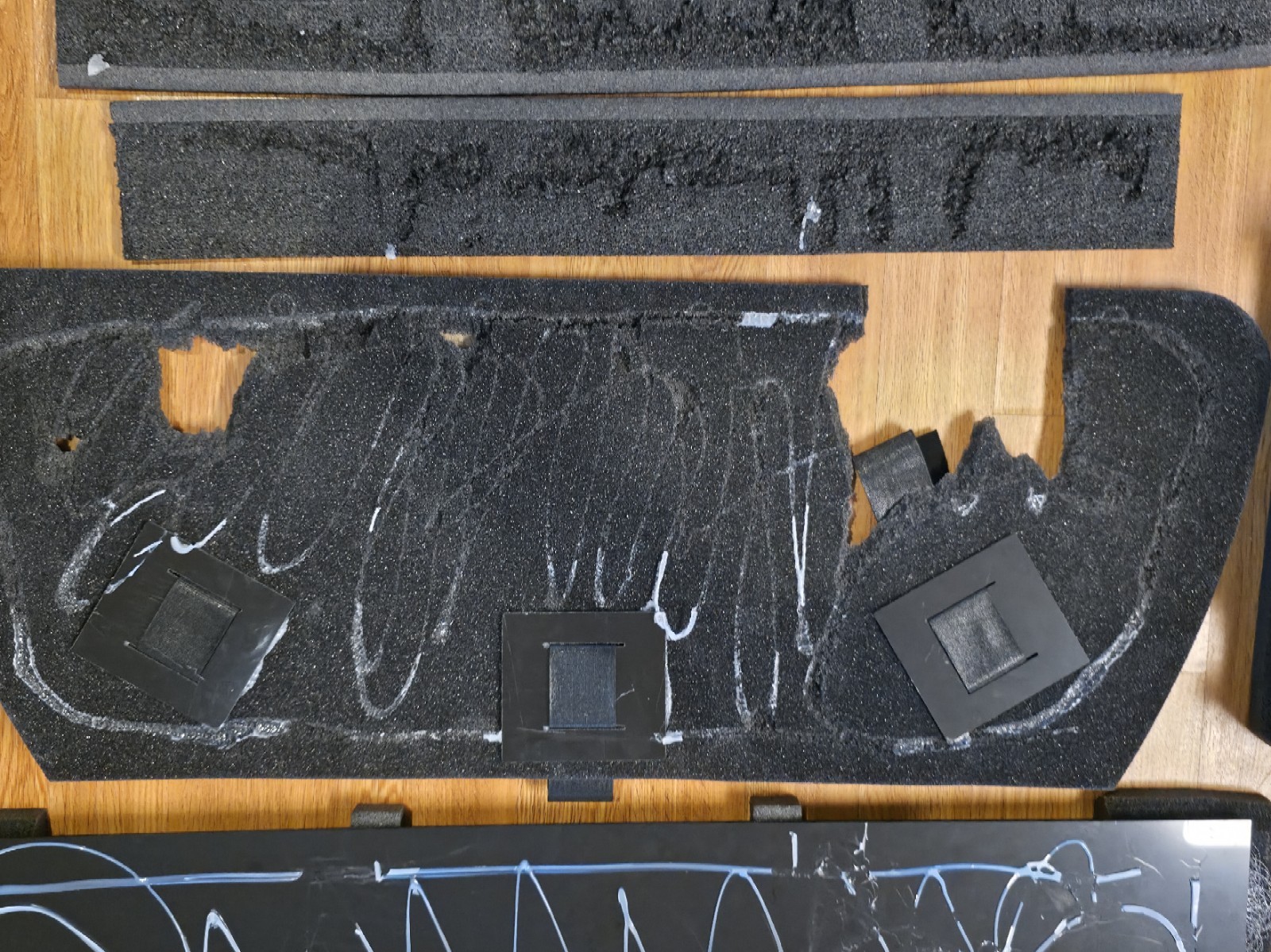 Pelican Vault 730 Bow Case Foam Arrow Inserts Plus Pick And Pluck Foam Used