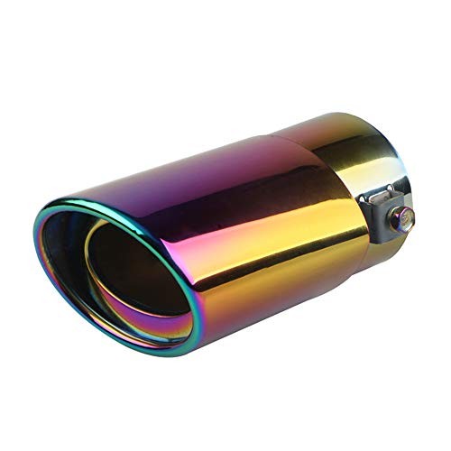 Universal Straight Type Stainless Steel Car Exhaust Tail Muffler Tip Pipes Fit