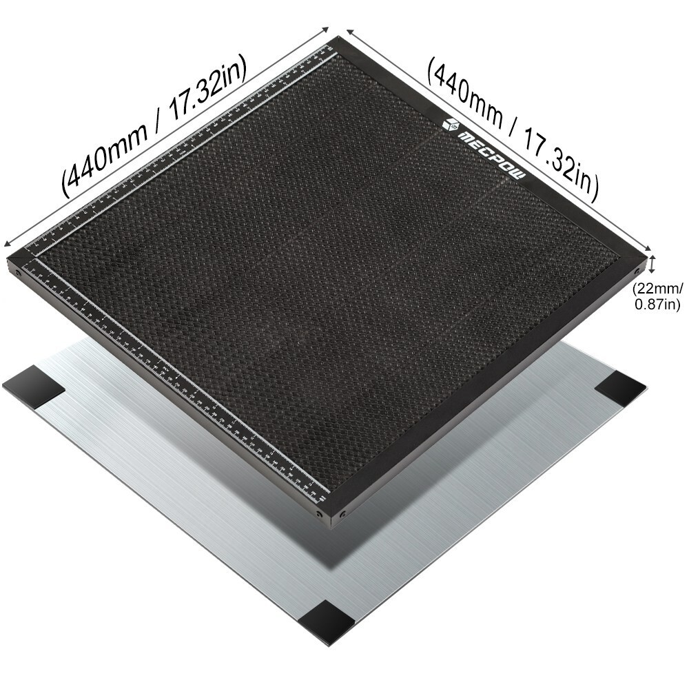 Mecpow Laser Engraver Honeycomb Working Table for Laser Engraving Cutting Machin