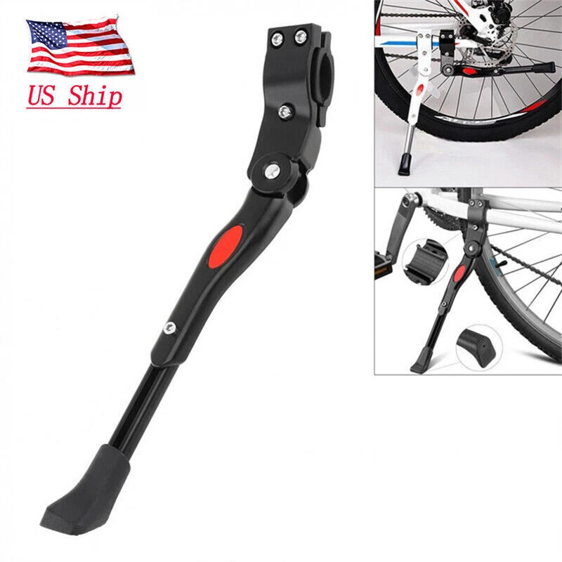 Bicycle Kickstand Universal Adjustable Aluminum Bike Side Kick Stand 24"-29"