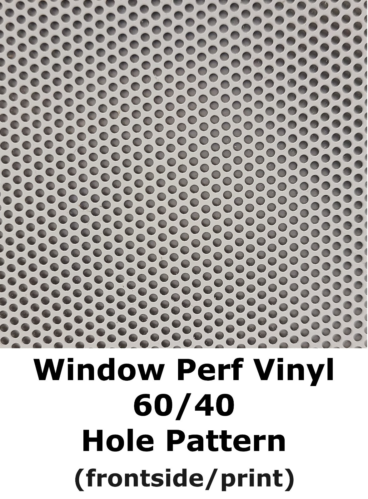 Window Perf Vinyl One-Way Vision Roll Solvent & Latex (Choose Size & Type)