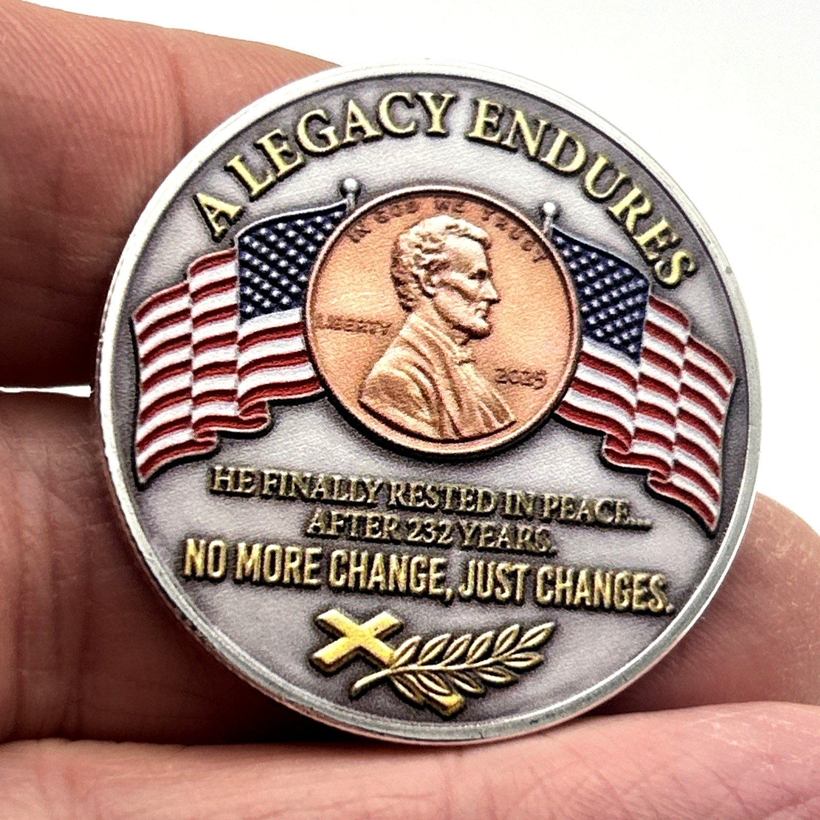 The *Last Cent Tribute* 1793 -2025 - R.I.P. Penny Commemorative Coin Medal