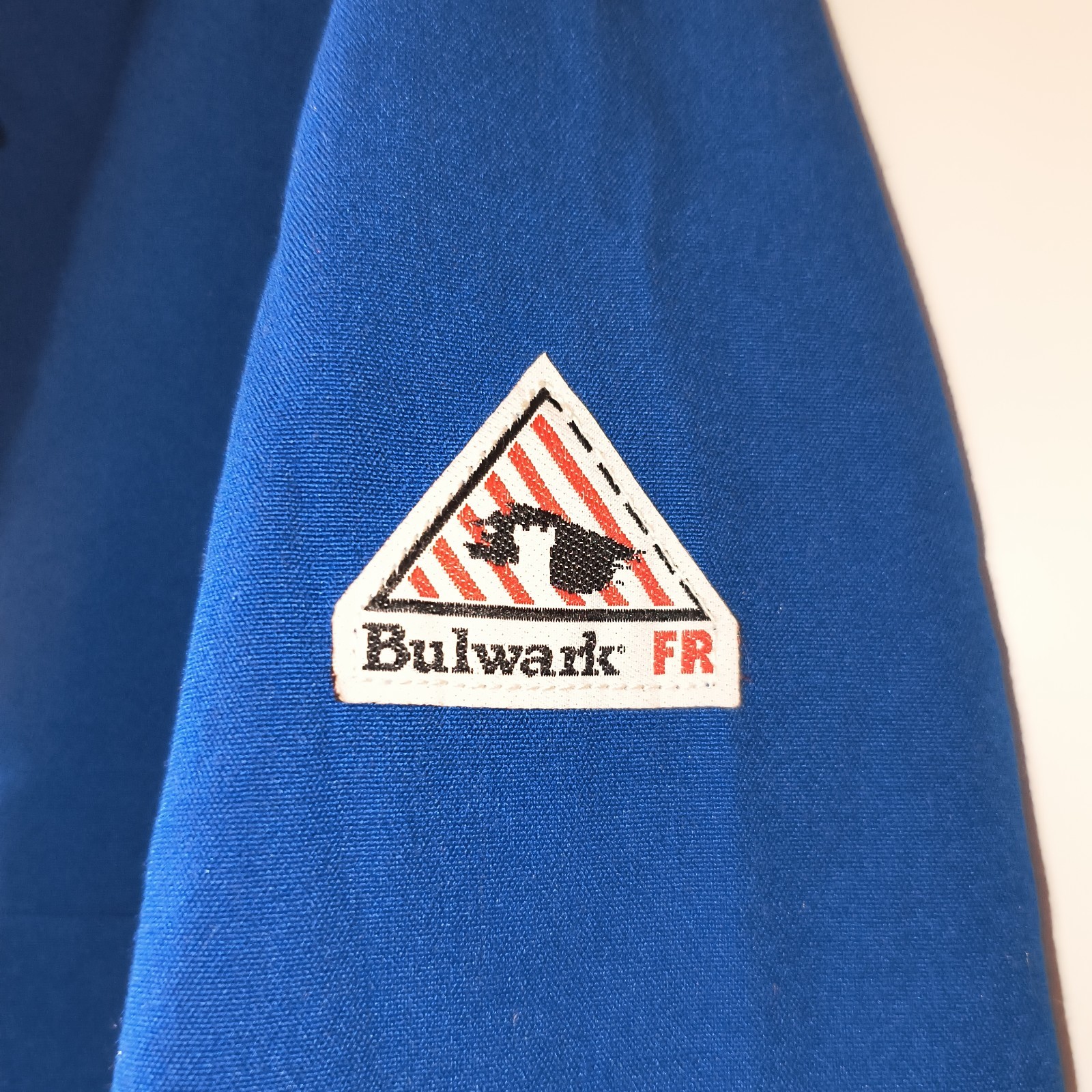Bulwark FR Lab Coat XL Blue Flame Resistant Nomex IIIA Arc Rating 5.7 ATPV