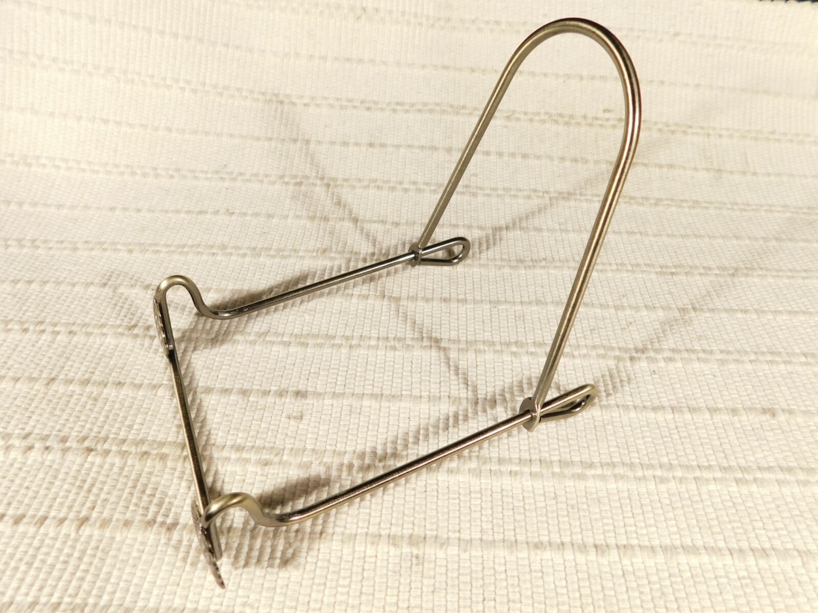 Easel Display Stand Metal Medium Size Adjustable Sea Shell Design