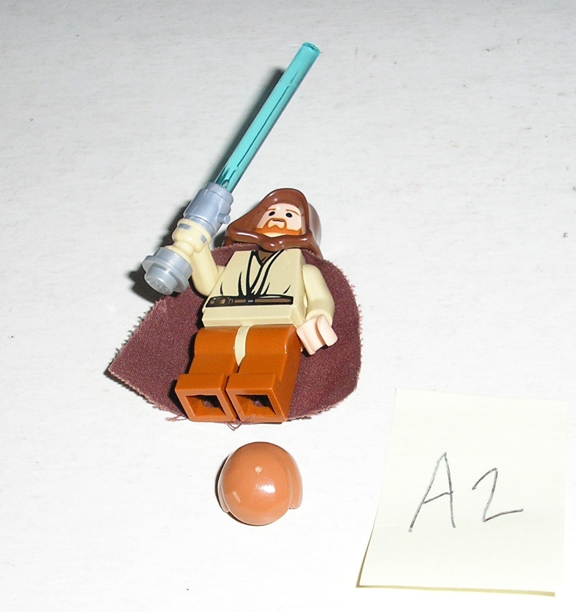 Lego Star Wars OBI-WAN KENOBI Light-up Lightsaber Minifig 7257 Does Not Work (A2