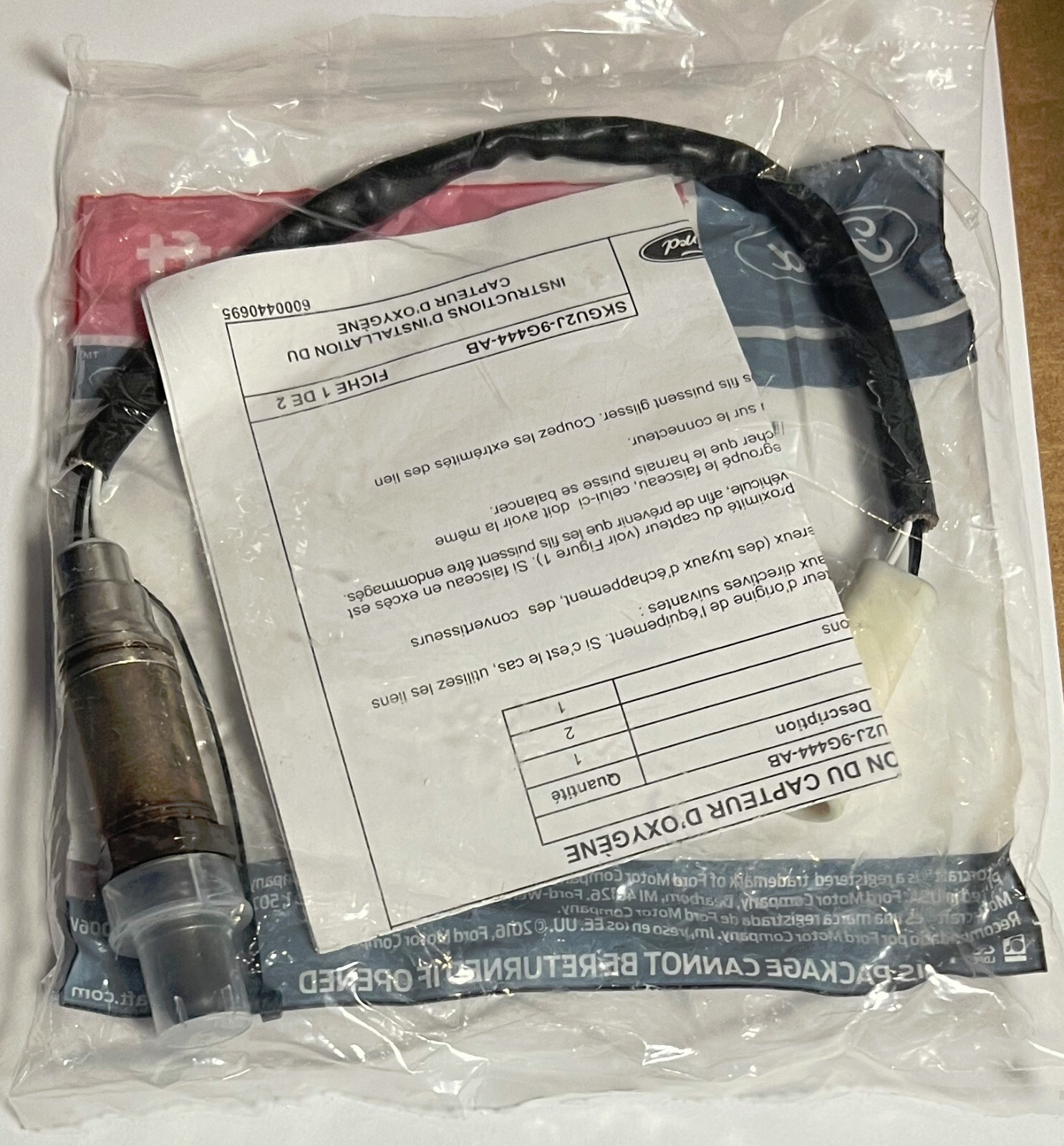 NEW OEM DY-1401 Motorcraft Oxygen Sensor GU2Z-9G444-A DY1401 * FREE SHIPPING *