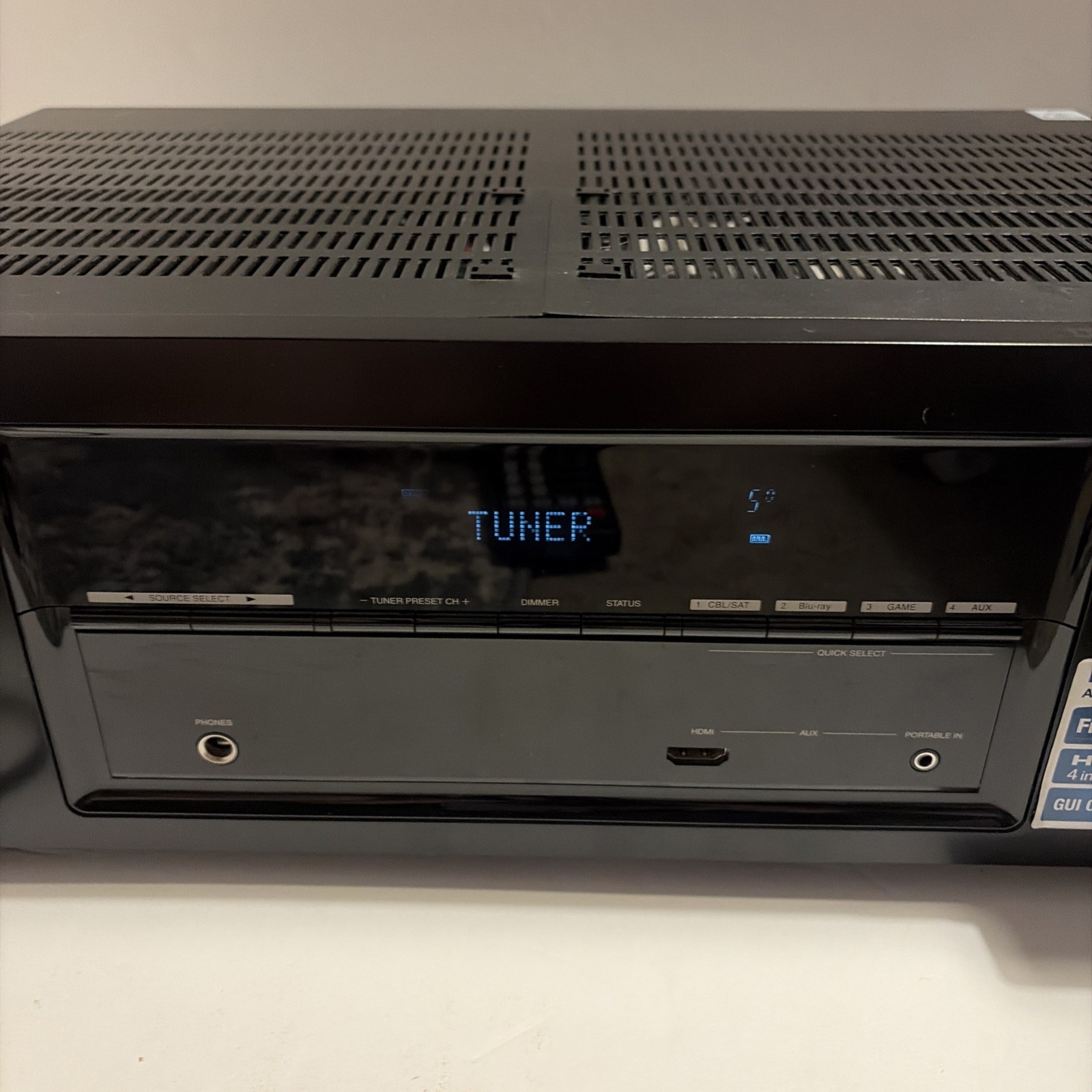 Denon AVR-1513 5.1 Ch HDMI Network Home Theater Receiver Stereo + Remote Bundle