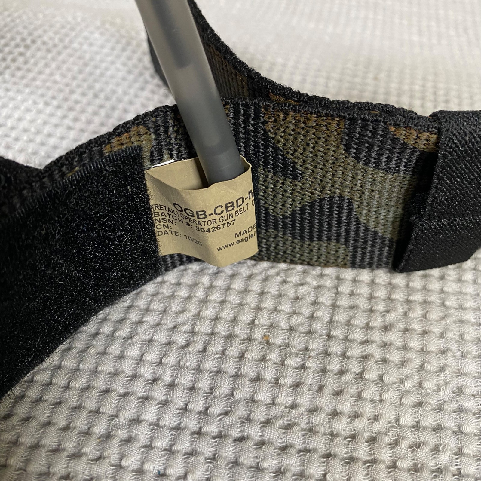 Eagle Industries Operator Gun Belt OGB Cobra Buckle D-Ring Multicam Black LARGE