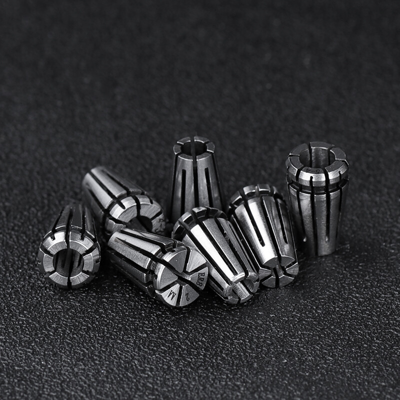 9pcs 1.0-5.0mm ER8 Spring Collet Set for CNC Milling Lathe Engraving Machine
