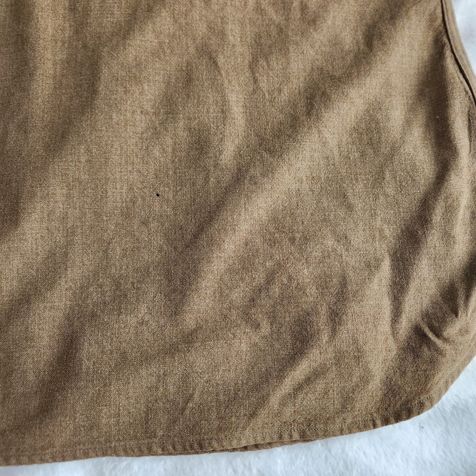 True Vintage WWII 1940’s U.S. Army Wool Officers Shirt Mens Large w/ Patch