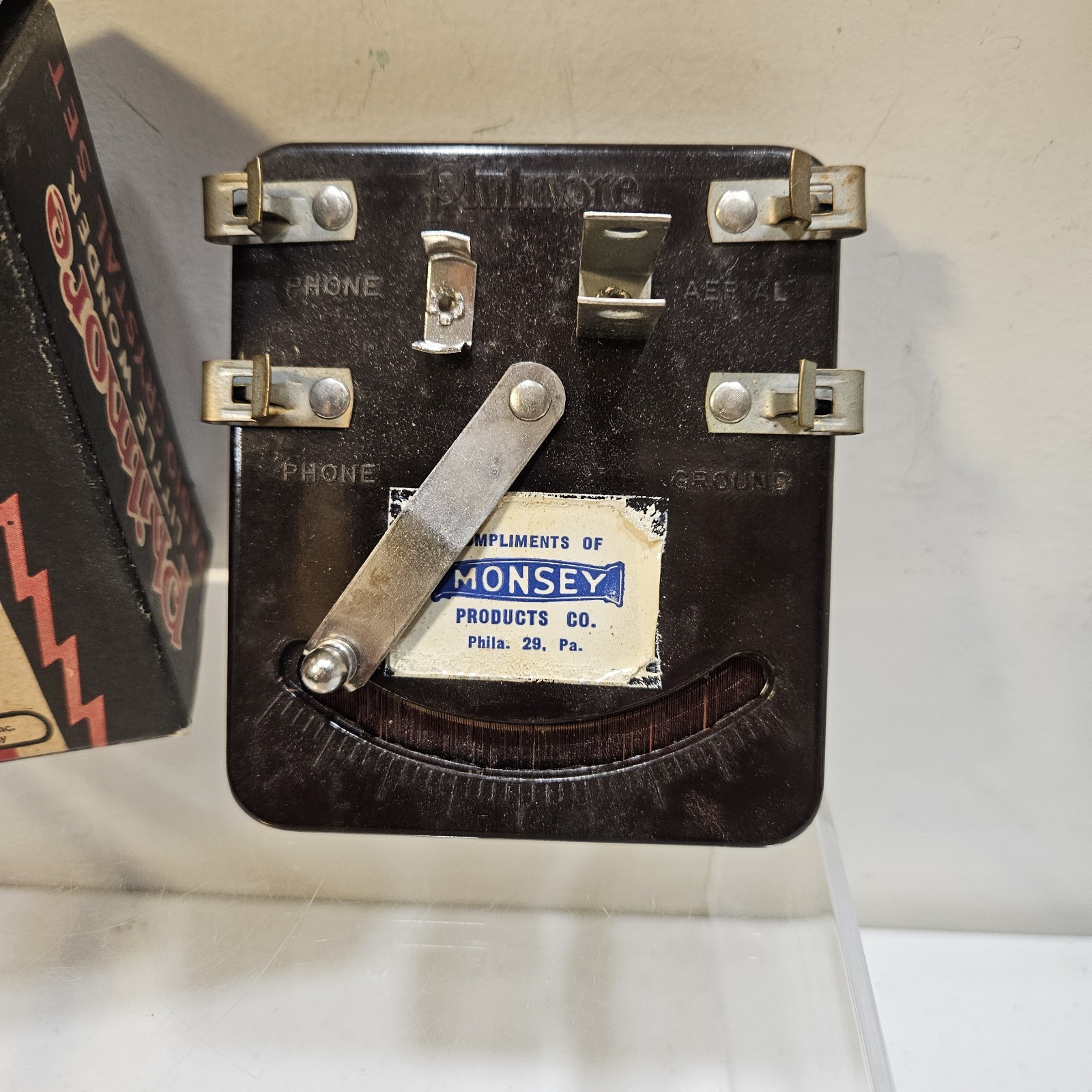 Philmore Little Wonder Radio Crystal Set #700 w/ Box and Instructions