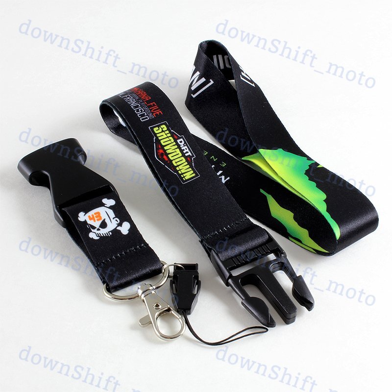 Energe Drink Neck Strap Quick Release MONSTER Lanyard Keychain Badge ID Holder