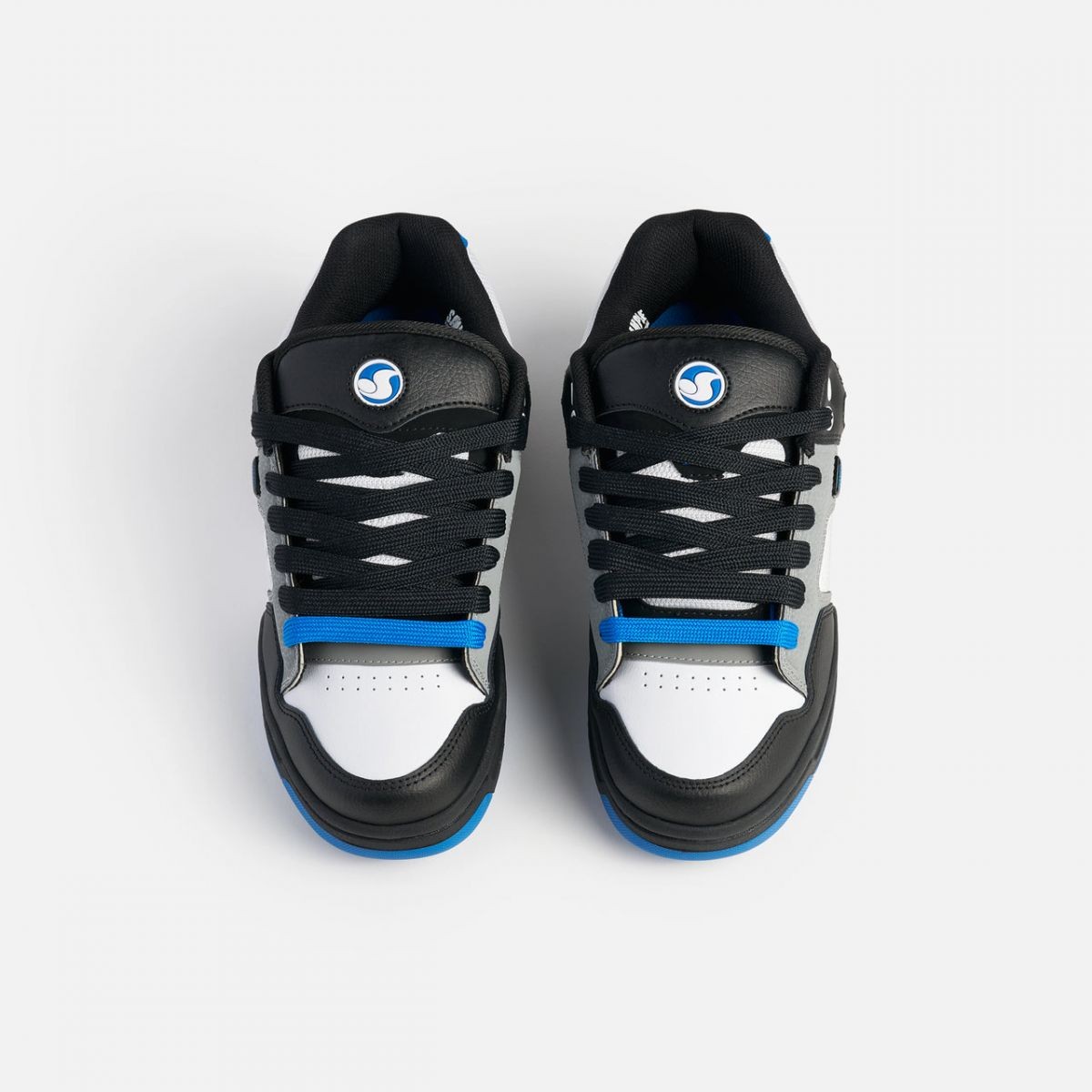 DVS Men's Enduro Heir Skate Shoe White/Black/Blue - DV01150004, White/Black/Blue