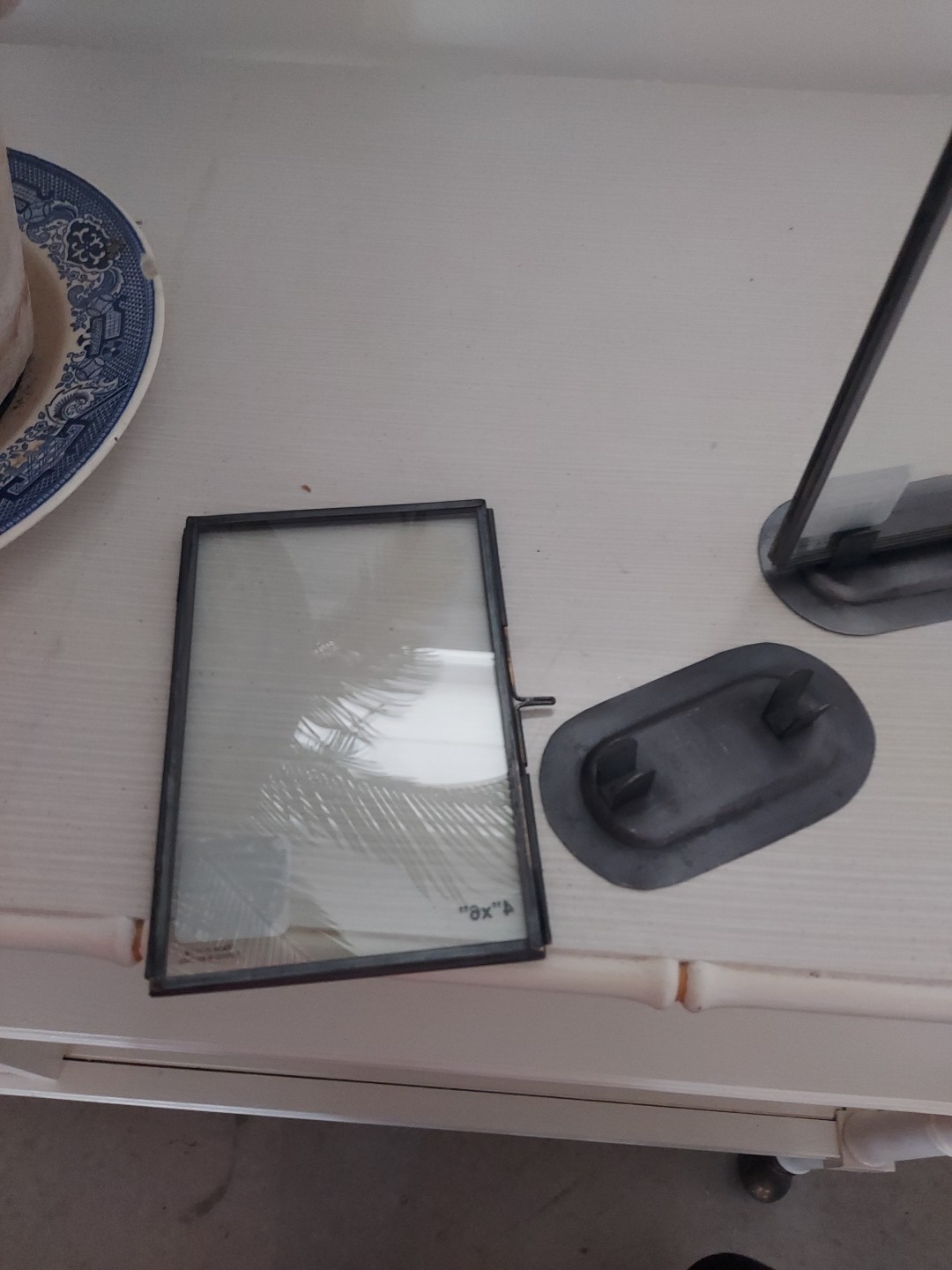 Piture Frames From Terrain 4" X 6" Metal And Glass Anthropologie Unused