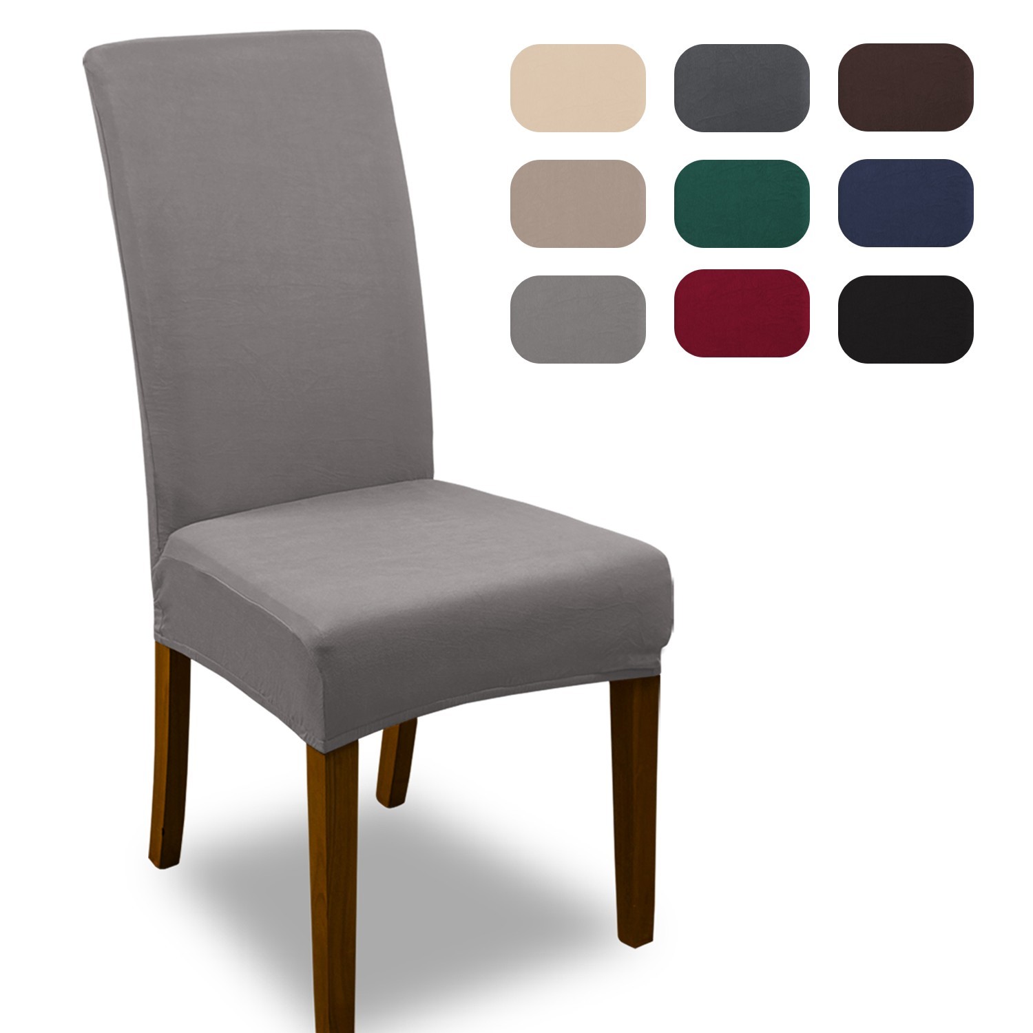 4/6 pieces of elastic milk silk chair cover decorative protectors for restaurant