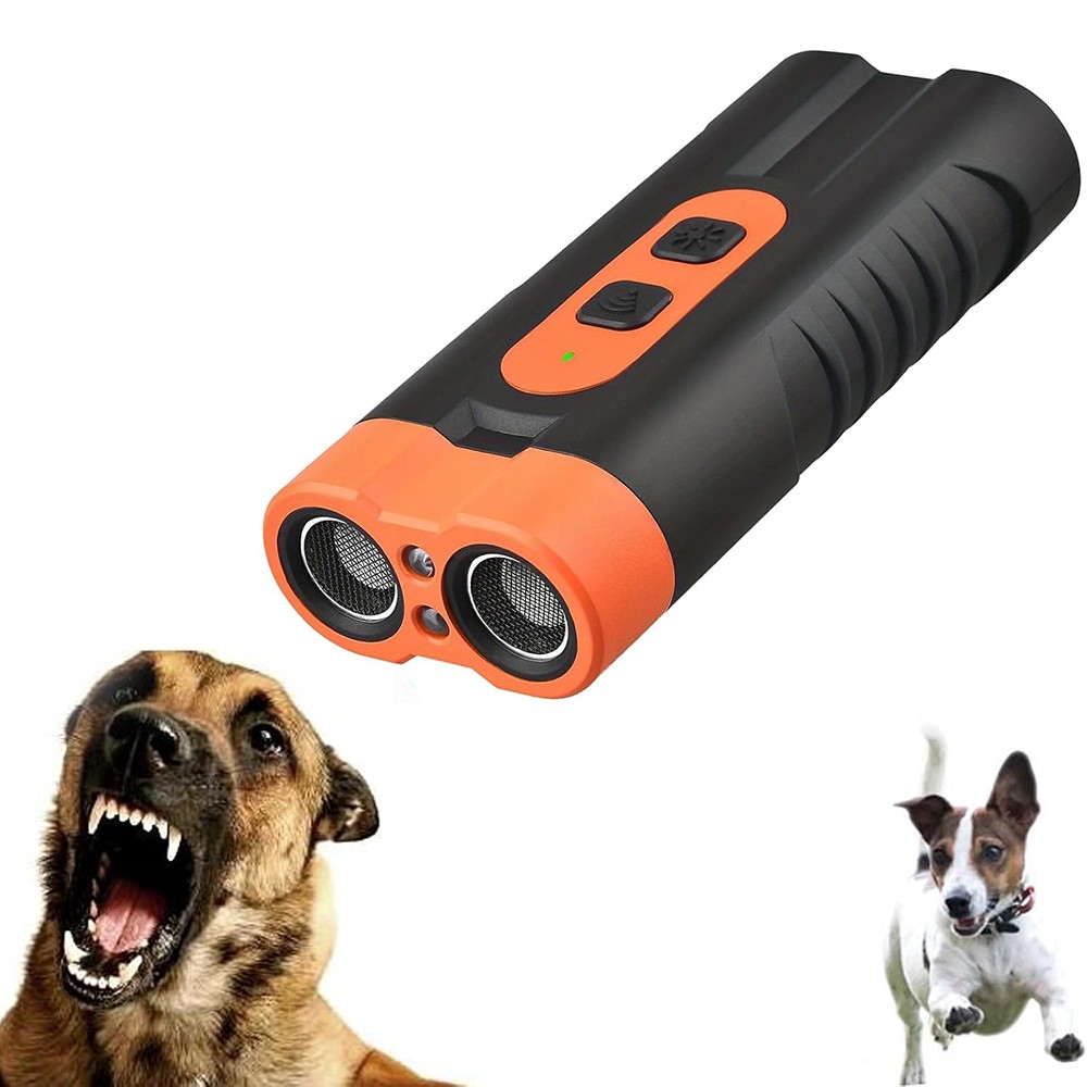 1/2pcs Dog Barking Deterrent Device Portable Ultrasonic Bark Control Silencer