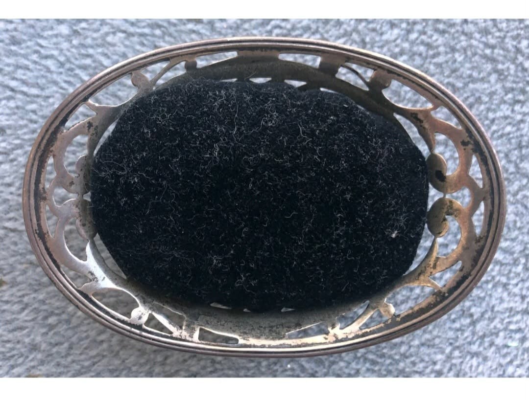 vtg Sterling Silver Wedster Mini Nut Bowl /Basket/ Pin Cushion 13g- B5-READ