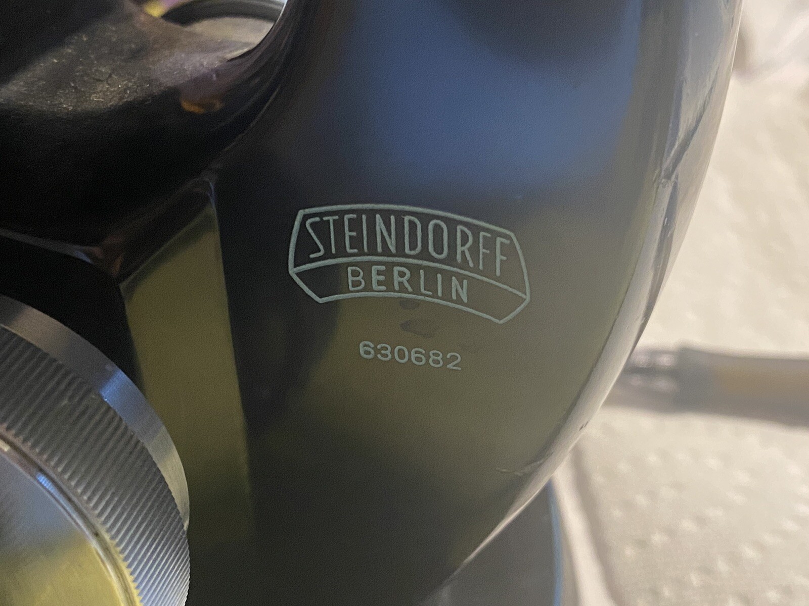 Vintage STEINDORFF BERLIN Binocular Microscope w Accessories & Wooden Case LOOK!