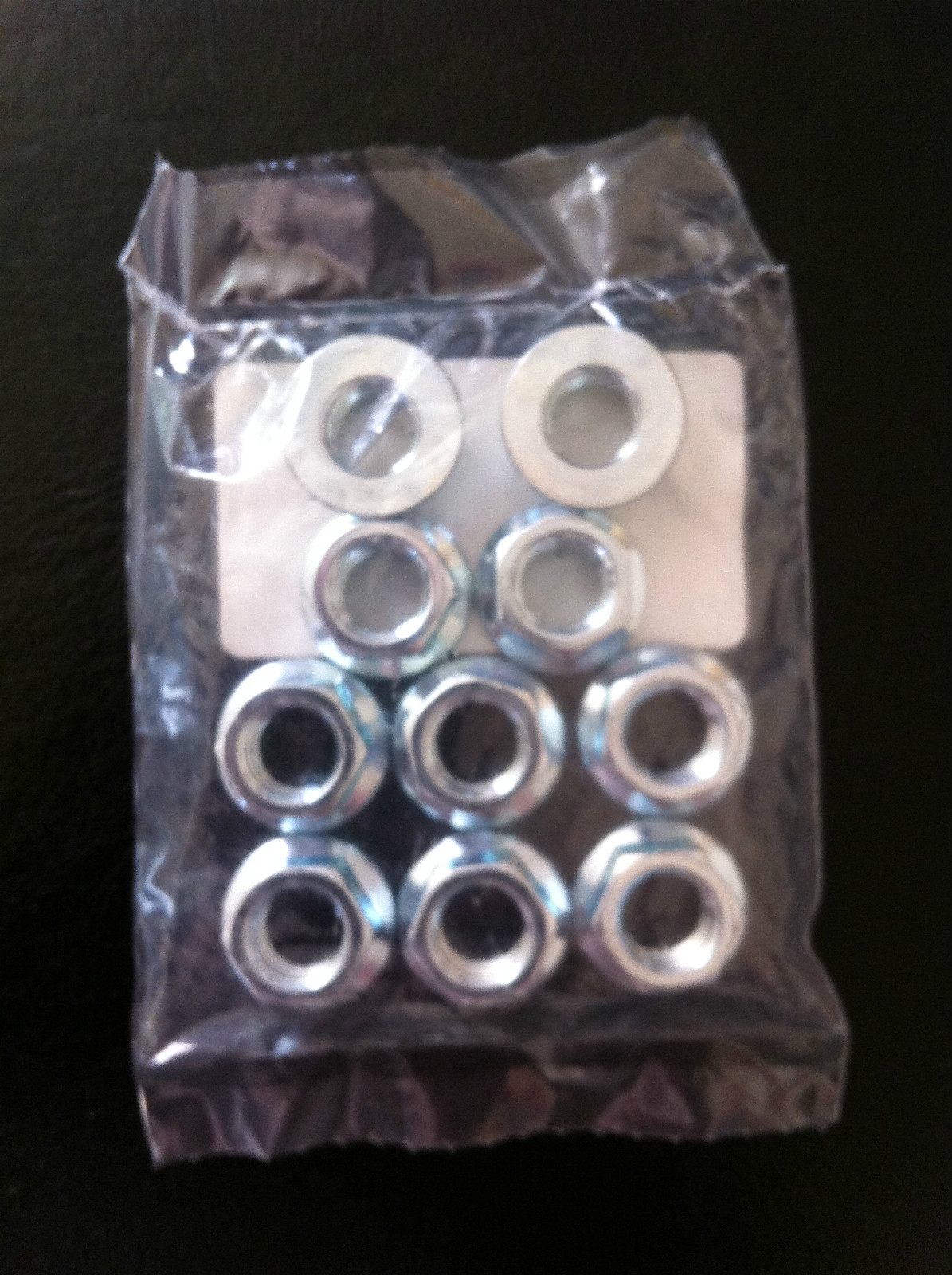 M10x1.25 14mm Hex Head Smooth Metric Flange Nut Cylinder Frame Ahrma Elsinore