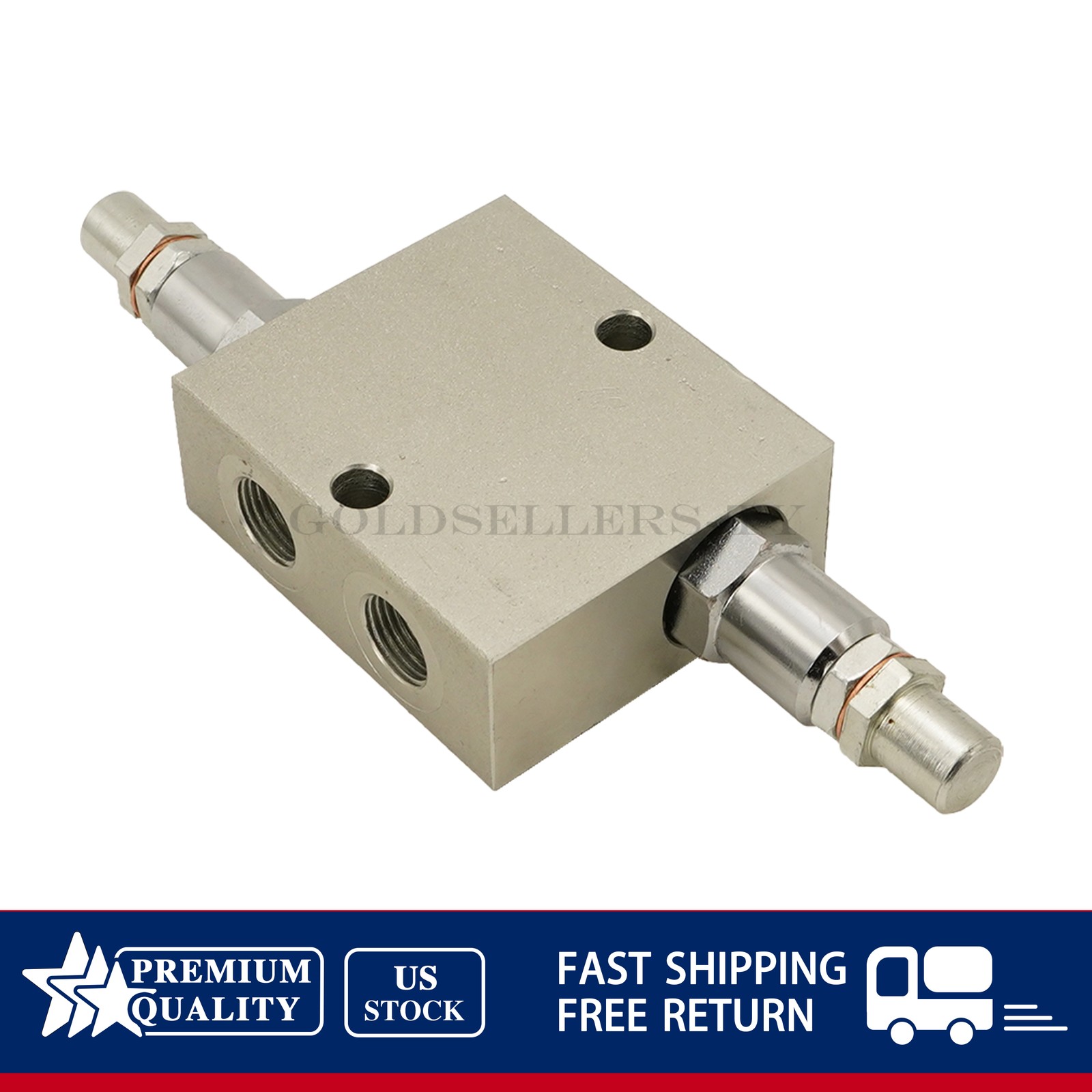 12 GPM Max Flow 3/8” NPT Ports Dual Crossover Hydraulic Relief Cushion Valve